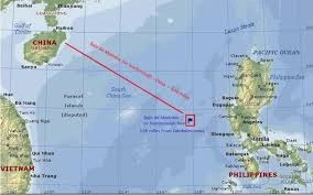 Bãi cạn Scaborough nằm sát bờ biển Phippines và cách xa Trung Quốc đã bị Bắc Kinh chiếm năm 2012