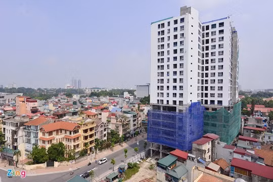 Tòa nhà 8B Lê Trực gây bức xúc dư luận thời gian qua