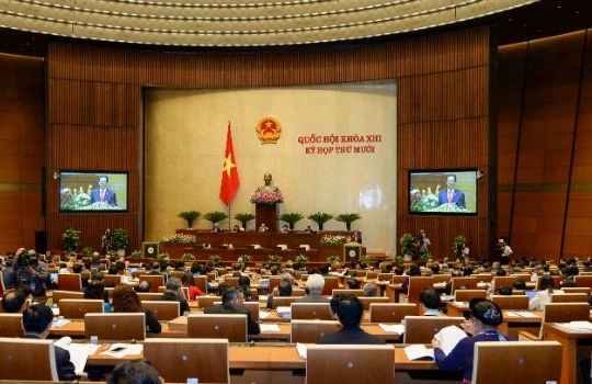 Quốc hội thông qua Nghị quyết khoán xe công với một số chức danh. Anh Minh Huệ