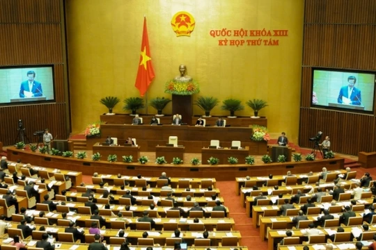 Phiên họp Quốc hội. Ảnh: VGP