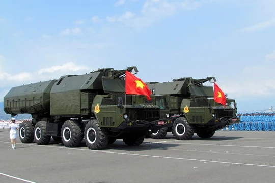 Khẩu đội tên lửa phòng thủ bờ biển Bastion-P của Việt Nam