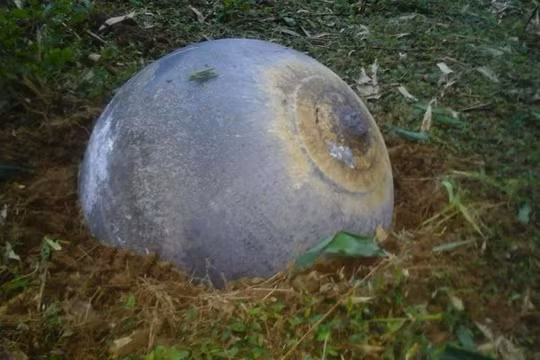 Vật thể lạ rơi tại huyện Chiêm Hóa, tỉnh Tuyên Quang 