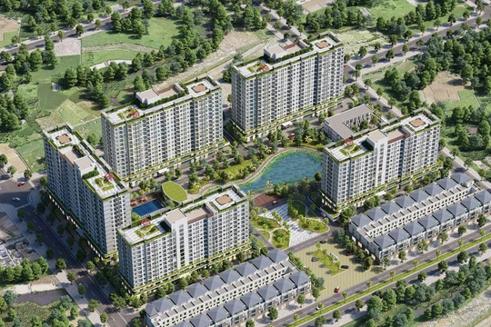 Phối cảnh tổng thể dự án EcoHome Nhơn Bình (Nguồn: Capital House)