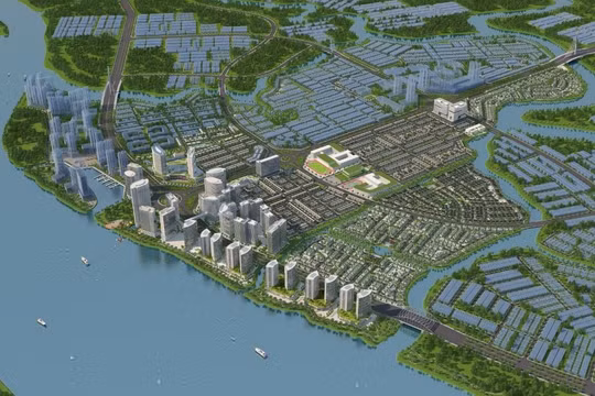 Phối cảnh dự án Khu đô thị Izumi City 170ha tại Biên Hòa, Đồng Nai (Nguồn: NLG)
