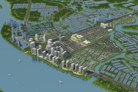 Phối cảnh dự án Khu đô thị Izumi City 170ha tại Biên Hòa, Đồng Nai (Nguồn: NLG)