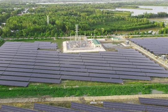 Dự án nhà máy điện mặt trời Hậu Giang (Nguồn: HID)