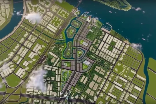 Phối cảnh dự án Khu đô thị Nam Cần Thơ (Nguồn: CEO Group)