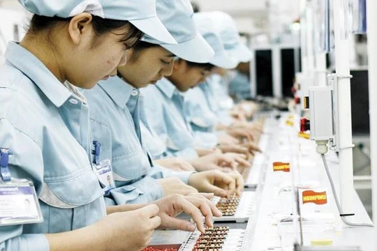 Lĩnh vực công nghiệp chế biến, chế tạo dẫn đầu với tổng vốn đầu tư 6,14 tỉ USD, chiếm 43,9% tổng vốn đầu tư đăng ký (Ảnh: Internet)