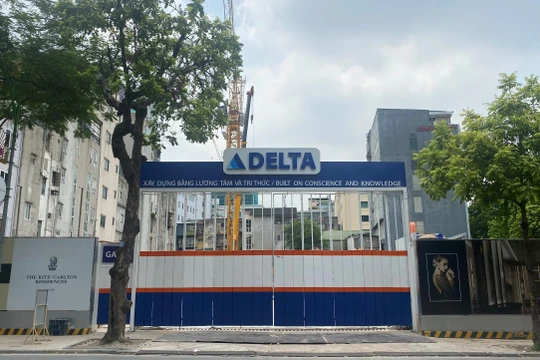 Dự án công trình hỗn hợp tại góc ngã tư Hàng Bài - Hai Bà Trưng, Hà Nội (Ảnh: HB)