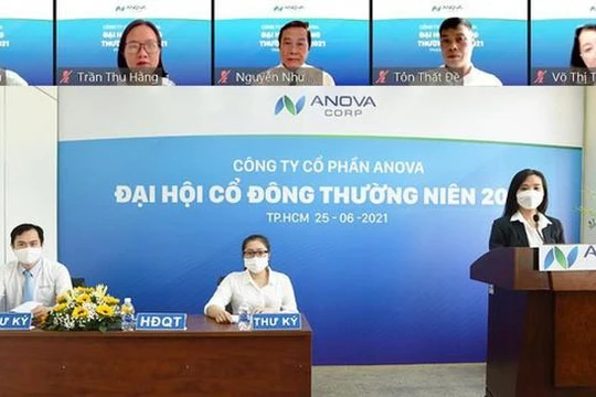 Đại hội cổ đông thường niên 2021 của Anova Corp (Nguồn: Internet) 
