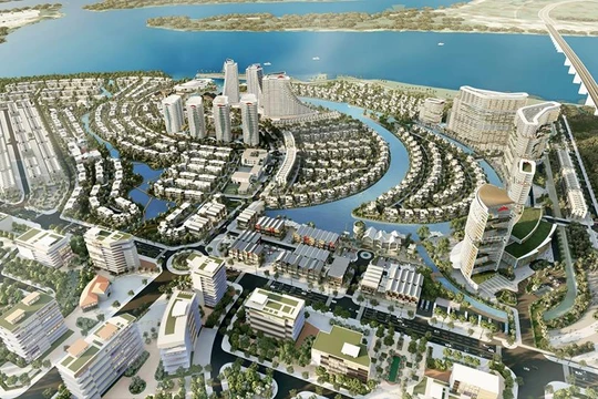 Phối cảnh dự án Khu đô thị du lịch Long Tân (Nguồn: DIG)