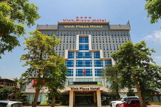 Khách sạn Vinh Plaza tại TP. Vinh, tỉnh Nghệ An (Ảnh: vinhplazahotel.com.vn)