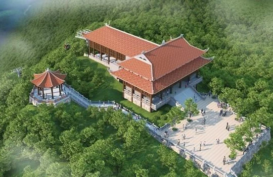 Dự án Khu Du lịch tâm linh - sinh thái Tây Yên Tử có quy mô 136 ha, tổng vốn đầu tư khoảng 1.500 tỉ đồng, dự kiến hoàn thành vào năm 2025 (Ảnh: Internet)