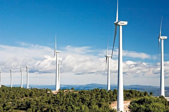 Dự án nhà máy điện gió Kon Plông có tổng vốn đầu tư dự kiến 3.500 tỉ đồng, tương đương khoảng 152,8 triệu USD (Ảnh minh họa - Nguồn: Internet)