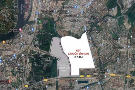 Vị trí và quy mô dự án Sài Gòn Bình An (Nguồn: Internet)