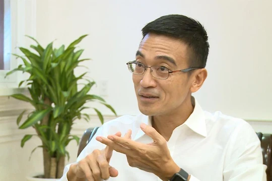 Ông Lê Hải Trà - Tổng giám đốc HoSE (Ảnh chụp màn hình - Nguồn: VTV)