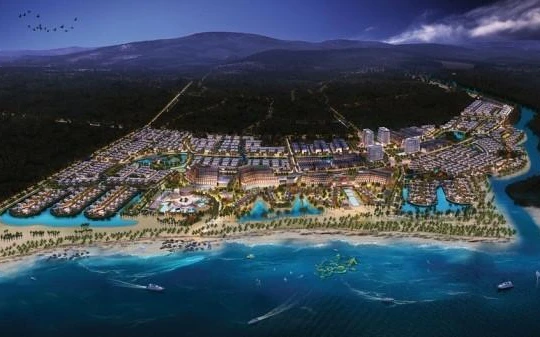 Phối cảnh toàn dự án Lạc Việt Resort & Spa Bình Thuận (Nguồn: Internet)