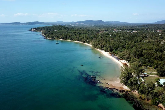 Bãi Dài Phú Quốc nhìn từ trên cao (Ảnh: Internet)