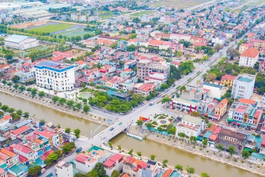 Trung tâm huyện Nga Sơn, Thanh Hóa (Ảnh: Internet)