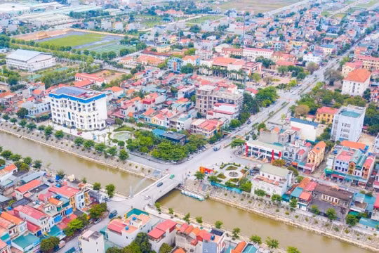 Trung tâm huyện Nga Sơn, Thanh Hóa (Ảnh: Internet)