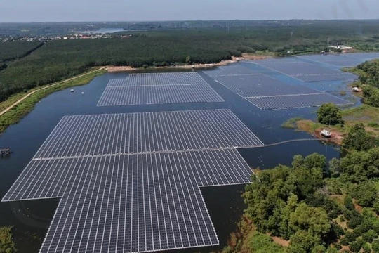 Dự án Nhà máy điện mặt trời hồ Gia Hoét 1 (Nguồn: Toji Group)