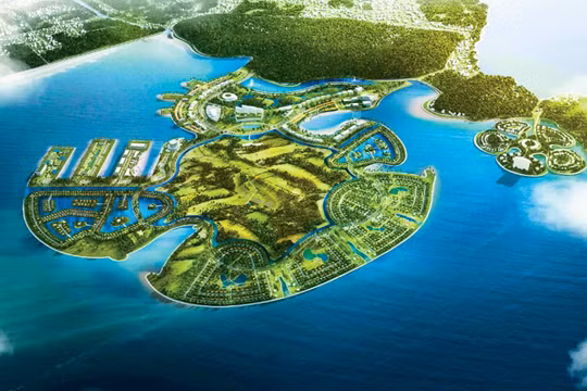 Phối cảnh dự án Khu du lịch quốc tế Đồi Rồng, Hải Phòng (Nguồn: Geleximco)