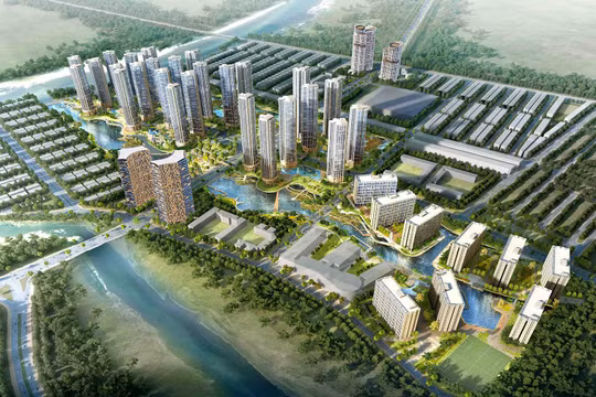 Phối cảnh dự án Khu đô thị Sài Gòn Bình An (Nguồn: Alinco)