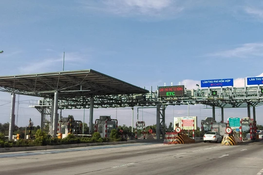 Một trạm thu phí BOT của Tasco (Nguồn: Internet)