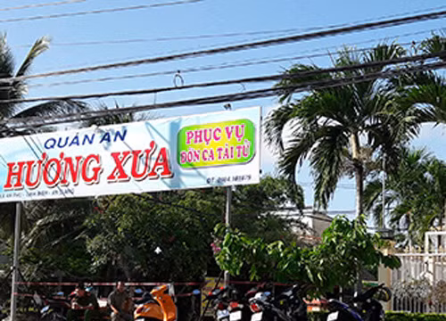 Quán Hương Xưa nơi xảy ra vụ việc