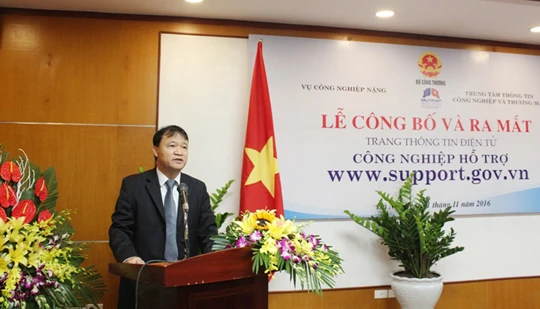 Thứ trưởng Bộ Công Thương Đỗ Thắng Hải phát biểu tại Lễ ra mắt