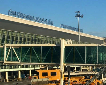 Cảng Hàng không quốc tế Đà Nẵng có hoạt động phục vụ chuyên cơ tối 19/7