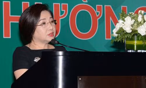 Trước làn sóng chỉ trích, bà Nguyễn Thị Như Loan trực tiếp đứng ra nhận lỗi về mình. Ảnh tư liệu: QCG