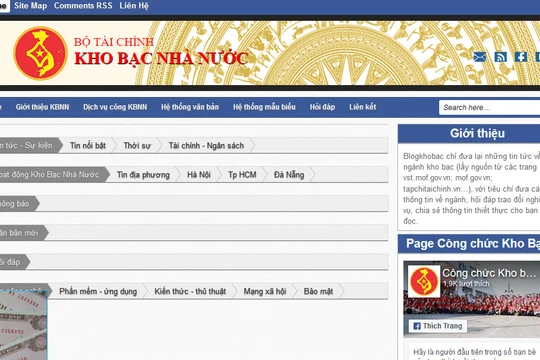 Hiện trang blogkhobac.tk đã dừng hoạt động (ảnh chụp từ bản lưu Google)