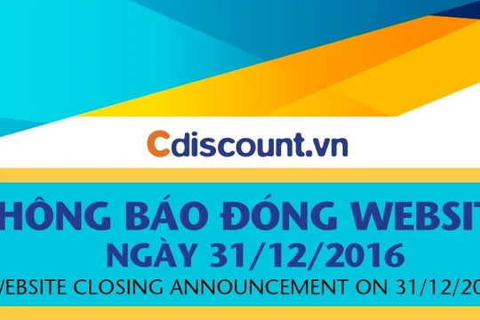 Cdiscount.vn sẽ đóng cửa vào 31/12/2016