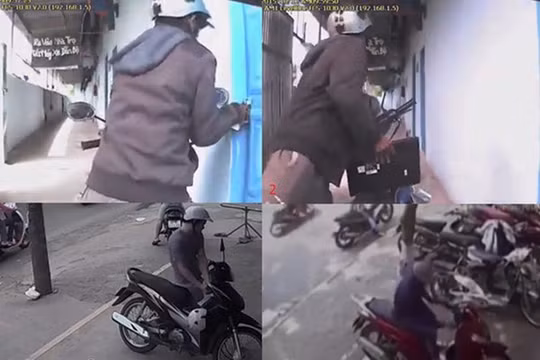 Video cảnh báo: Trộm ngang nhiên vào khu trọ trộm đồ