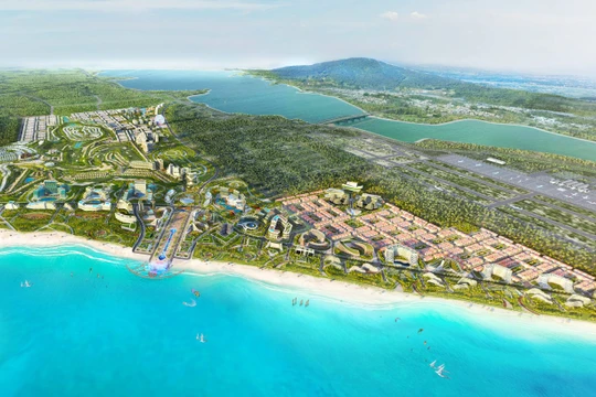 Phối cảnh dự án khu phức hợp nghỉ dưỡng và giải trí KN Paradise tại Tp. Cam Ranh, tỉnh Khánh Hoà