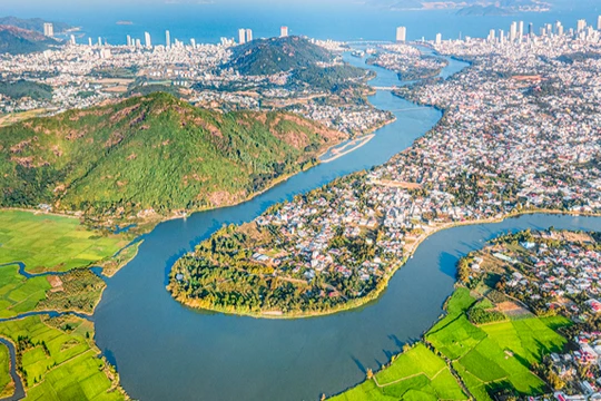 Một góc TP. Nha Trang, tỉnh Khánh Hòa (Ảnh: Báo Khánh Hòa)