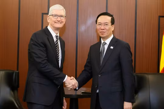 CEO Tim Cook: Việt Nam nằm trong chiến lược kinh doanh đặc biệt của Apple