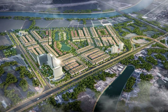 Phối cảnh dự án Khu đô thị Our City (tên thương mại mới là Hưng Ngân Riverside)