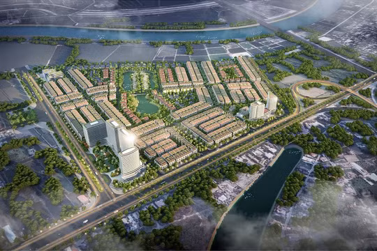 Phối cảnh dự án Khu đô thị Our City (tên thương mại mới là Hưng Ngân Riverside)