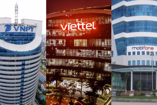 So găng kết quả kinh doanh ba "ông lớn" viễn thông Viettel, VNPT, Mobifone trong nửa đầu năm 2023