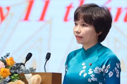 Bà Phạm Thị Nhung, Phó Tổng giám đốc VPBank (Ảnh: VGP)