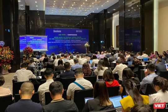 Toàn cảnh hội thảo "Nâng hạng thị trường chứng khoán và việc minh bạch thông tin của công ty niêm yết"