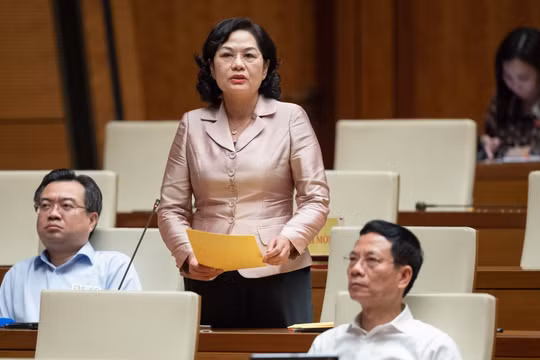 Thống đốc Ngân hàng Nhà nước Nguyễn Thị Hồng (Ảnh: quochoi.vn)