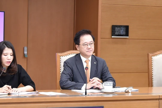 Ông Kang Seoghoon, Chủ tịch kiêm Giám đốc điều hành Ngân hàng Phát triển Hàn Quốc (KDB). Ảnh: VGP