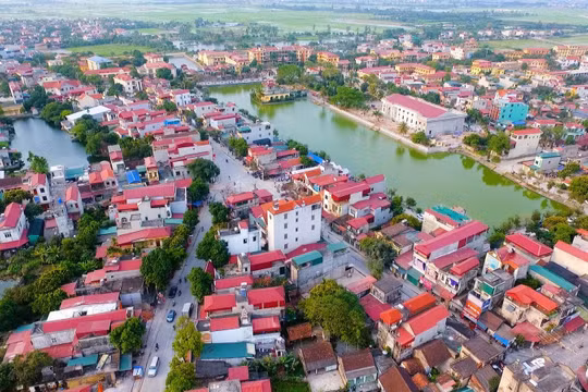 Huyện Kim Bảng, tỉnh Hà Nam, từ trên cao