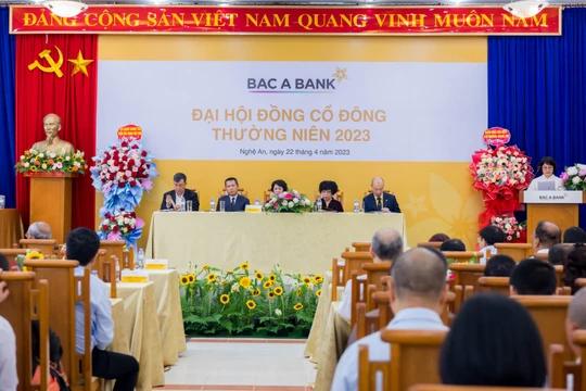Toàn cảnh Đại hội đồng cổ đông thường niên 2023 của Bac A Bank