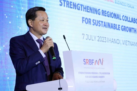 Phó Thủ tướng Lê Minh Khái (Ảnh: VGP)