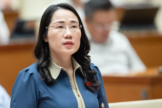 Đại biểu Nguyễn Thị Thủy - Đoàn ĐBQH tỉnh Bắc Kạn (Ảnh: quochoi.vn)