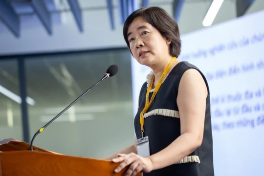 Bà Đàm Bích Thủy, Chủ tịch Đại học Fulbright Việt Nam (Ảnh: Fulbright Việt Nam)